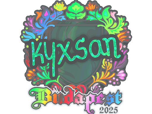 Sticker | kyxsan (Holo) | Budapest 2025 image