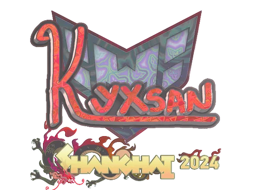 Sticker | kyxsan (Holo) | Shanghai 2024 image