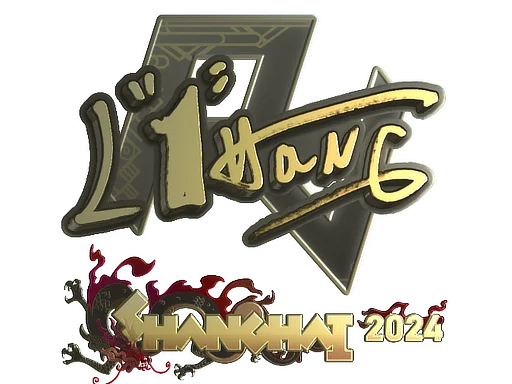 Sticker | L1haNg (Gold) | Shanghai 2024 image