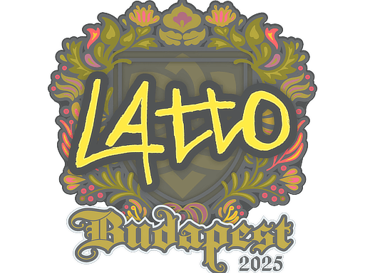 Sticker | latto | Budapest 2025 image