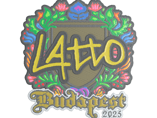 Sticker | latto (Embroidered) | Budapest 2025 image