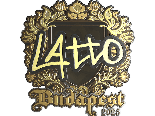 Sticker | latto (Gold) | Budapest 2025 image