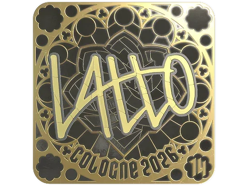 Sticker | latto (Gold, Ranked) | Cologne 2026 image