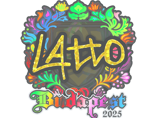 Sticker | latto (Holo) | Budapest 2025 image