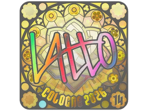 Sticker | latto (Holo, Ranked) | Cologne 2026 image