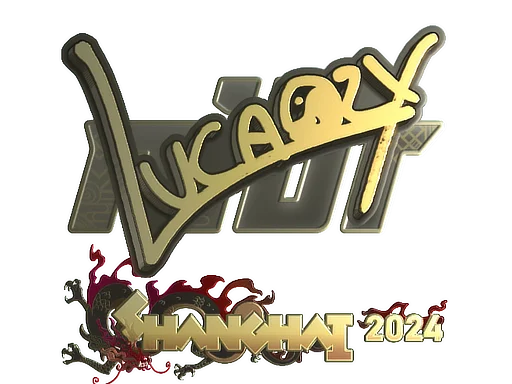 Sticker | Lucaozy (Gold) | Shanghai 2024 image