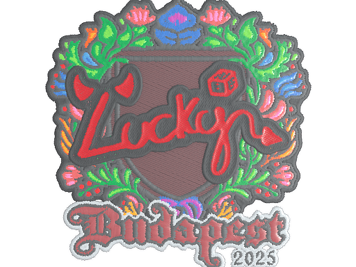 Sticker | Lucky (Embroidered) | Budapest 2025 image