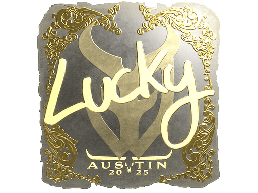 Sticker | Lucky (Gold) | Austin 2025 image