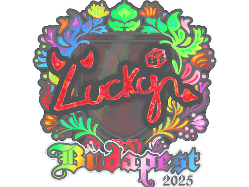 Sticker | Lucky (Holo) | Budapest 2025 image