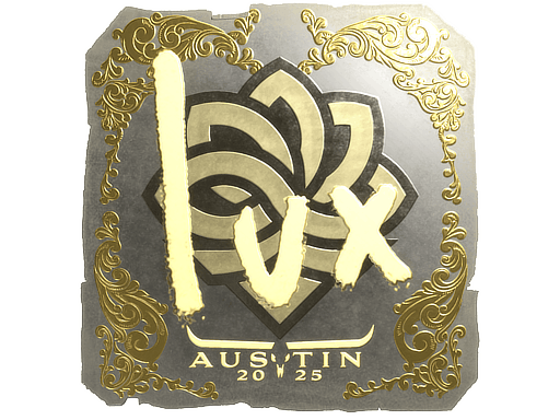 Sticker | lux (Gold) | Austin 2025 image