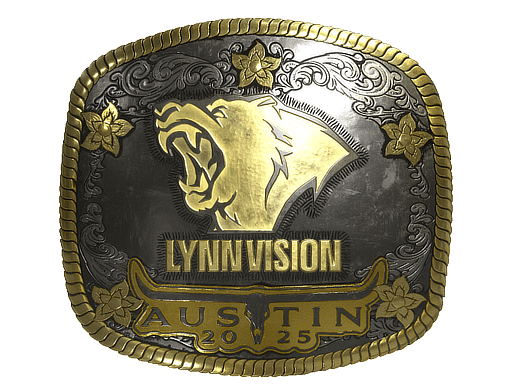 Sticker | Lynn Vision (Gold) | Austin 2025 image