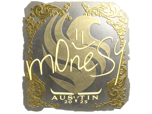 Sticker | m0NESY (Gold) | Austin 2025 image