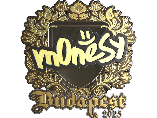 Sticker | m0NESY (Gold) | Budapest 2025 image
