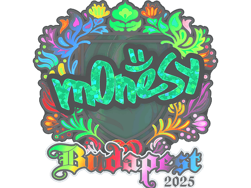 Sticker | m0NESY (Holo) | Budapest 2025 image