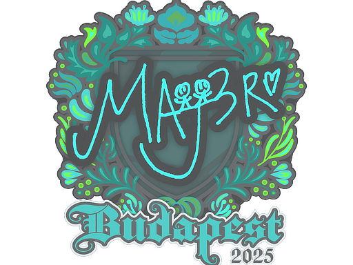 Sticker | MAJ3R | Budapest 2025 image