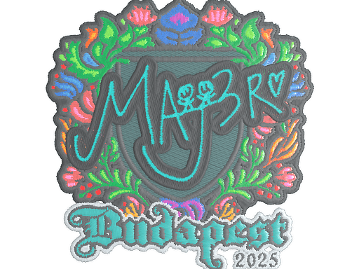Sticker | MAJ3R (Embroidered) | Budapest 2025 image