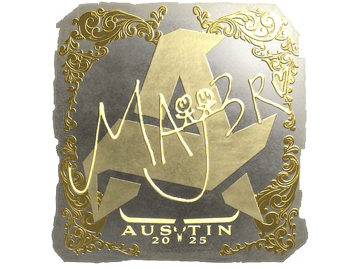 Sticker | MAJ3R (Gold) | Austin 2025 image