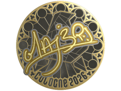 Sticker | MAJ3R (Gold) | Cologne 2026 image