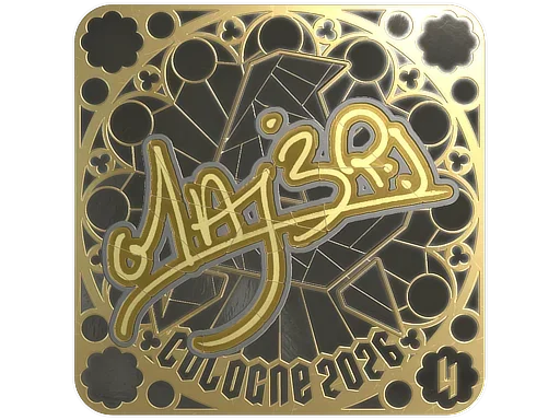 Sticker | MAJ3R (Gold, Ranked) | Cologne 2026 image