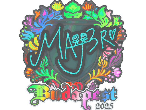 Sticker | MAJ3R (Holo) | Budapest 2025 image