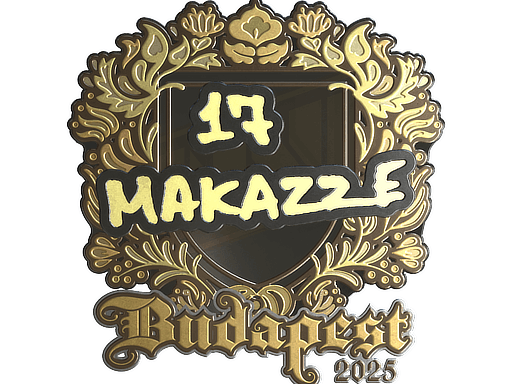 Sticker | makazze (Gold) | Budapest 2025 image