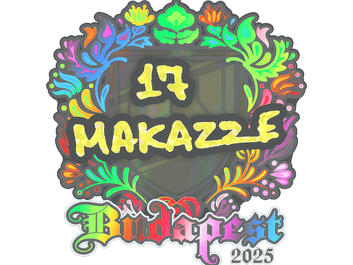 Sticker | makazze (Holo) | Budapest 2025 image
