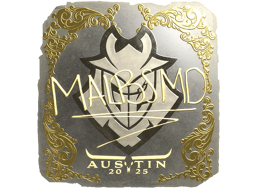 Sticker | malbsMd (Gold) | Austin 2025 image