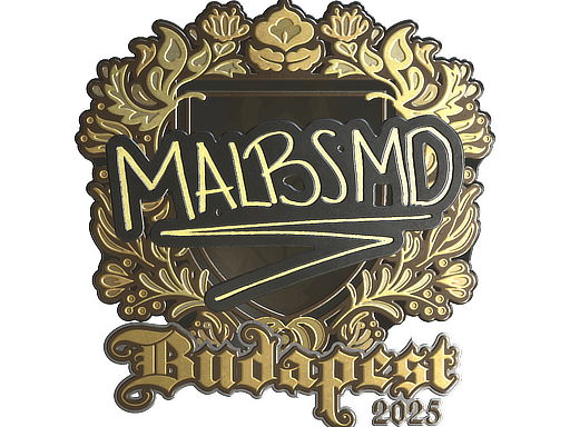 Sticker | malbsMd (Gold) | Budapest 2025 image