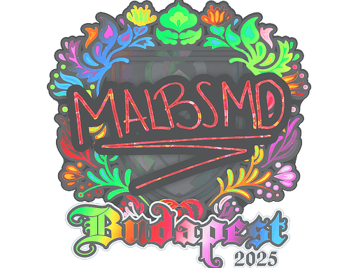 Sticker | malbsMd (Holo) | Budapest 2025 image