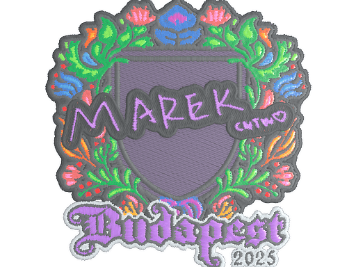 Sticker | Marek (Embroidered) | Budapest 2025 image
