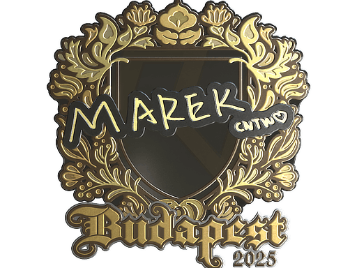 Sticker | Marek (Gold) | Budapest 2025 image
