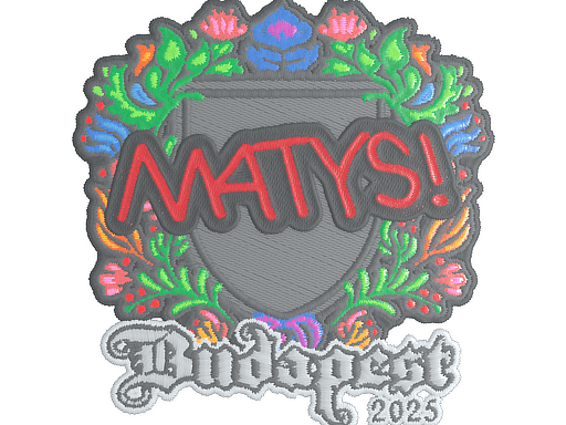 Sticker | MATYS (Embroidered) | Budapest 2025 image
