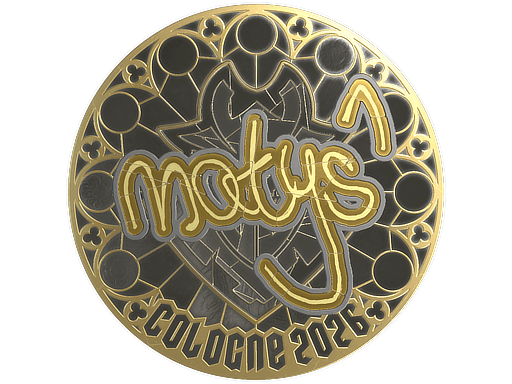 Sticker | MATYS (Gold) | Cologne 2026 image