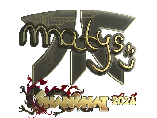 Sticker | MATYS (Gold) | Shanghai 2024 image