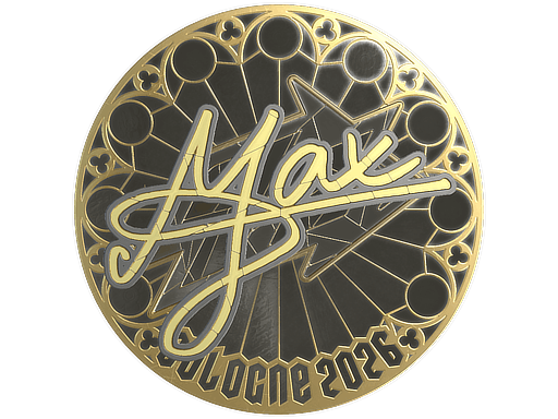 Sticker | max (Gold) | Cologne 2026 image