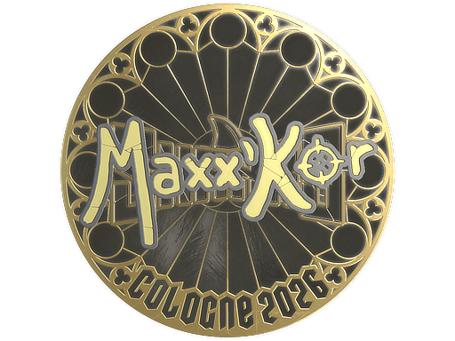 Sticker | maxxkor (Gold) | Cologne 2026 image