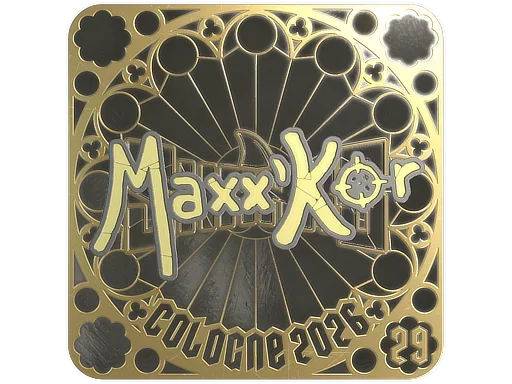 Sticker | maxxkor (Gold, Ranked) | Cologne 2026 image
