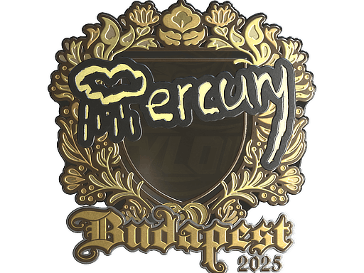 Sticker | Mercury (Gold) | Budapest 2025 image