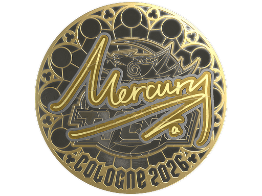 Sticker | Mercury (Gold) | Cologne 2026 image