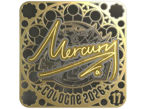 Sticker | Mercury (Gold, Ranked) | Cologne 2026 image