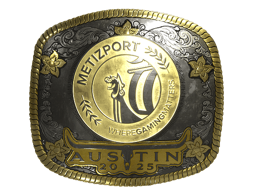 Sticker | Metizport (Gold) | Austin 2025 image