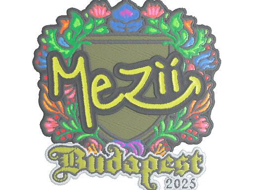Sticker | mezii (Embroidered) | Budapest 2025 image