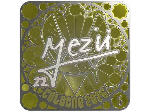 Sticker | mezii (Foil, Ranked) | Cologne 2026 image