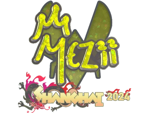 Sticker | mezii (Glitter) | Shanghai 2024 image