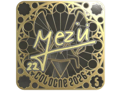 Sticker | mezii (Gold, Ranked) | Cologne 2026 image