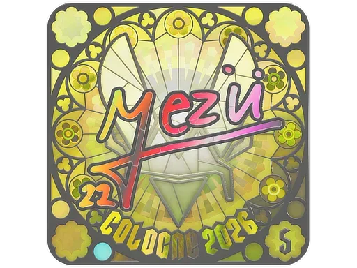 Sticker | mezii (Holo, Ranked) | Cologne 2026 image