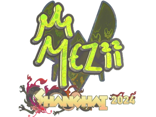Sticker | mezii (Holo) | Shanghai 2024 image