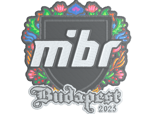 Sticker | MIBR (Embroidered) | Budapest 2025 image