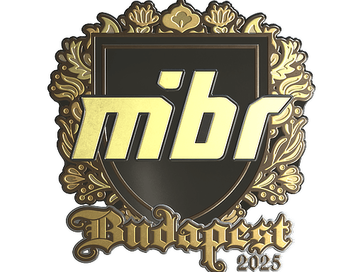 Sticker | MIBR (Gold) | Budapest 2025 image
