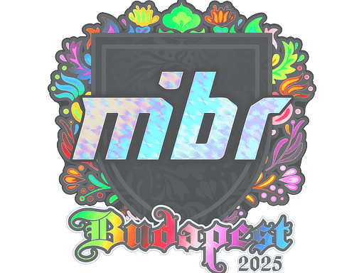 Sticker | MIBR (Holo) | Budapest 2025 image